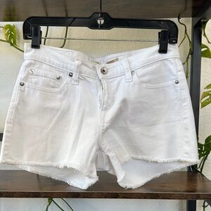 Big Star Women's White Jean Shorts